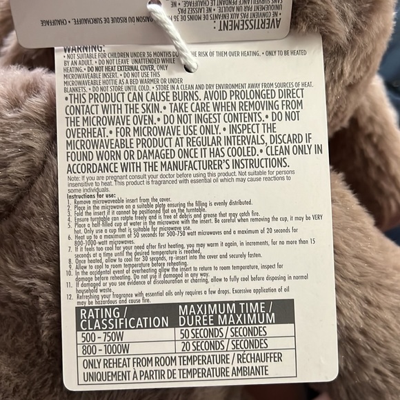 NWT snuggle puppy dog hottie microwaveable
packet infused with lavender - Picture 13 of 16